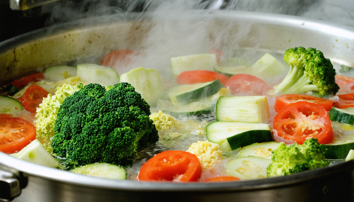 découvrez une méthode innovante pour cuire vos aliments à la vapeur sans utiliser d'appareil spécifique, facile, rapide et efficace.