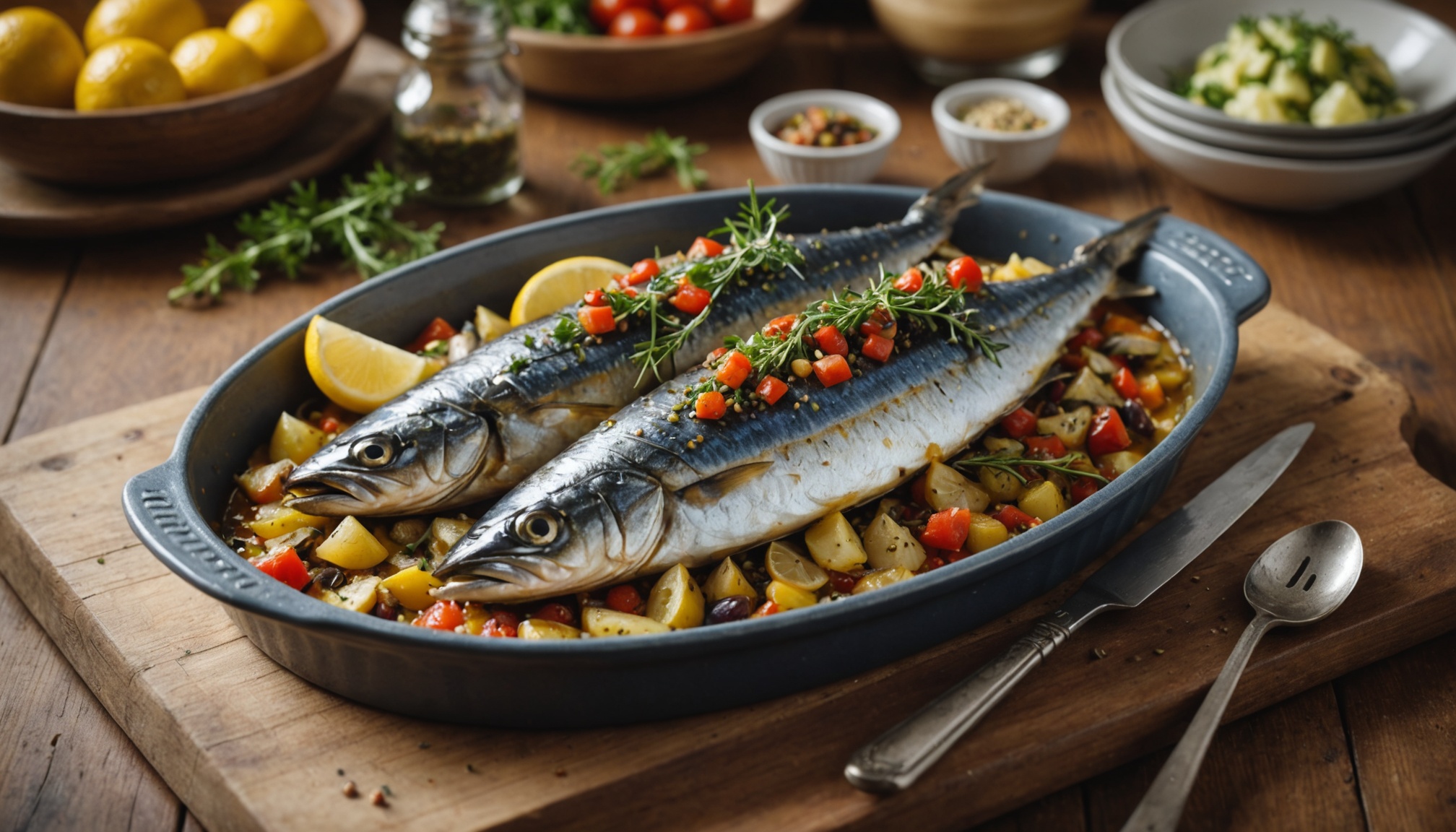 Délicieux maquereaux au four : une recette simple et pleine de saveurs