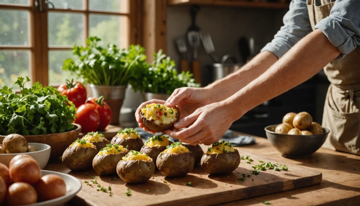 Adieu courgettes et tomates : découvrez comment farcir les pommes de terre sans four, l’astuce idéale pour l’été et la chaleur !