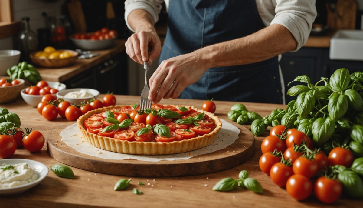 Tarte tomates mozzarella : une recette gourmande et simple à réaliser