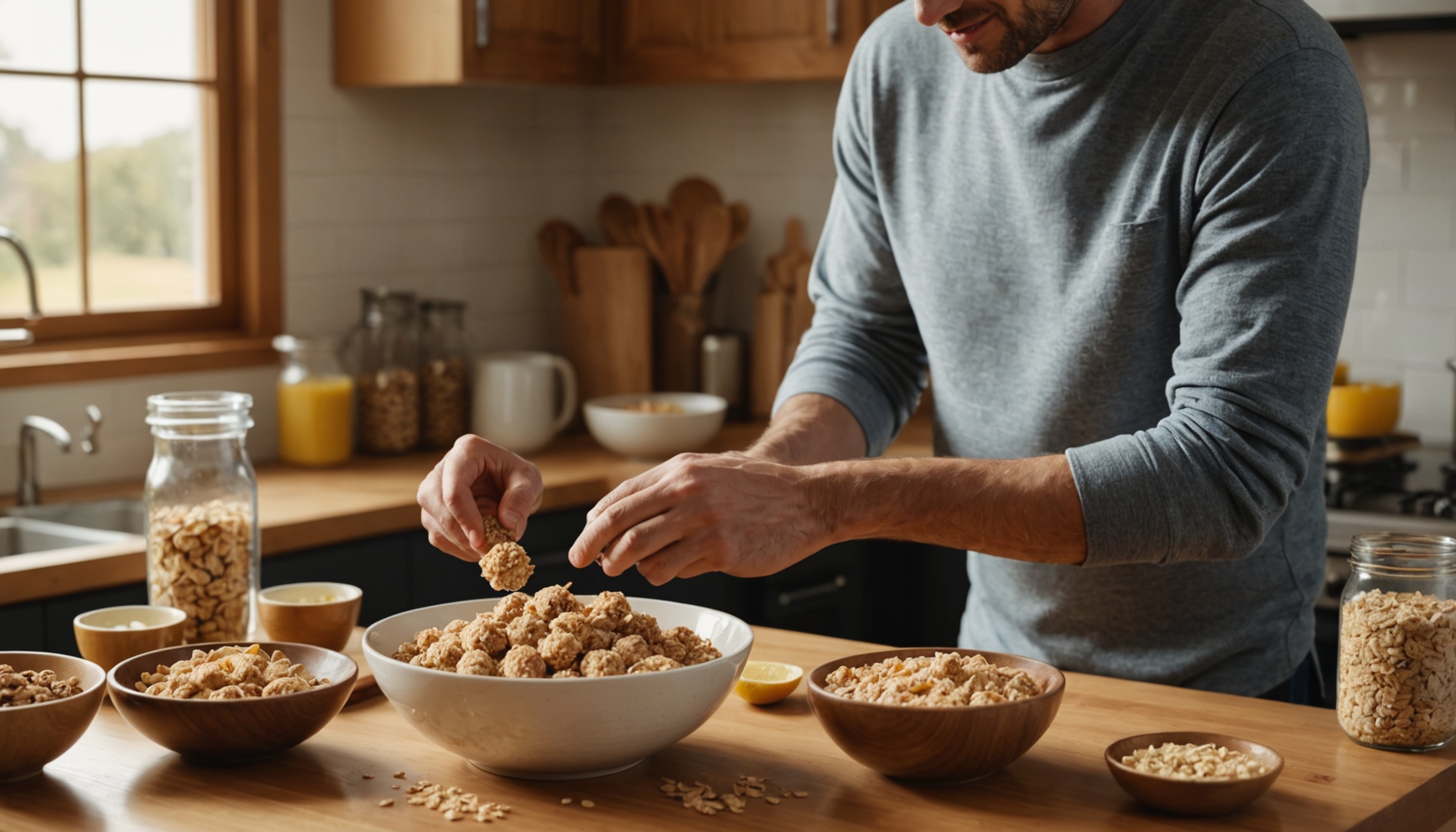 Délicieuses boulettes de thon légères aux céréales Special K pour une pause gourmande équilibrée