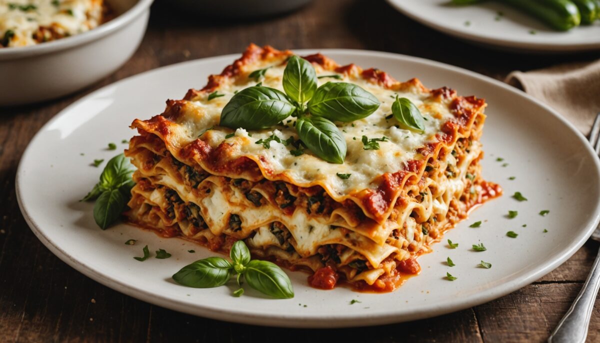 Lasagnes savoureuses aux courgettes et chèvre : la recette simple et délicieuse à tester