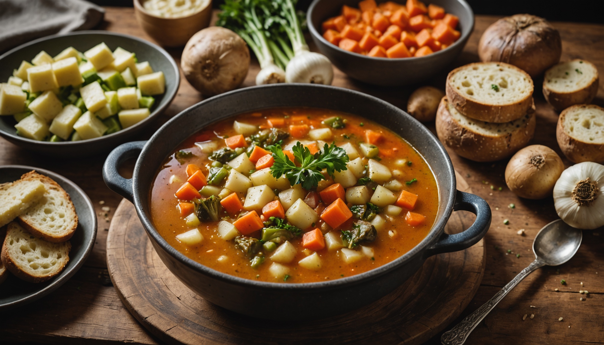 Délicieuse soupe fribourgeoise aux légumes : une recette légère et savoureuse