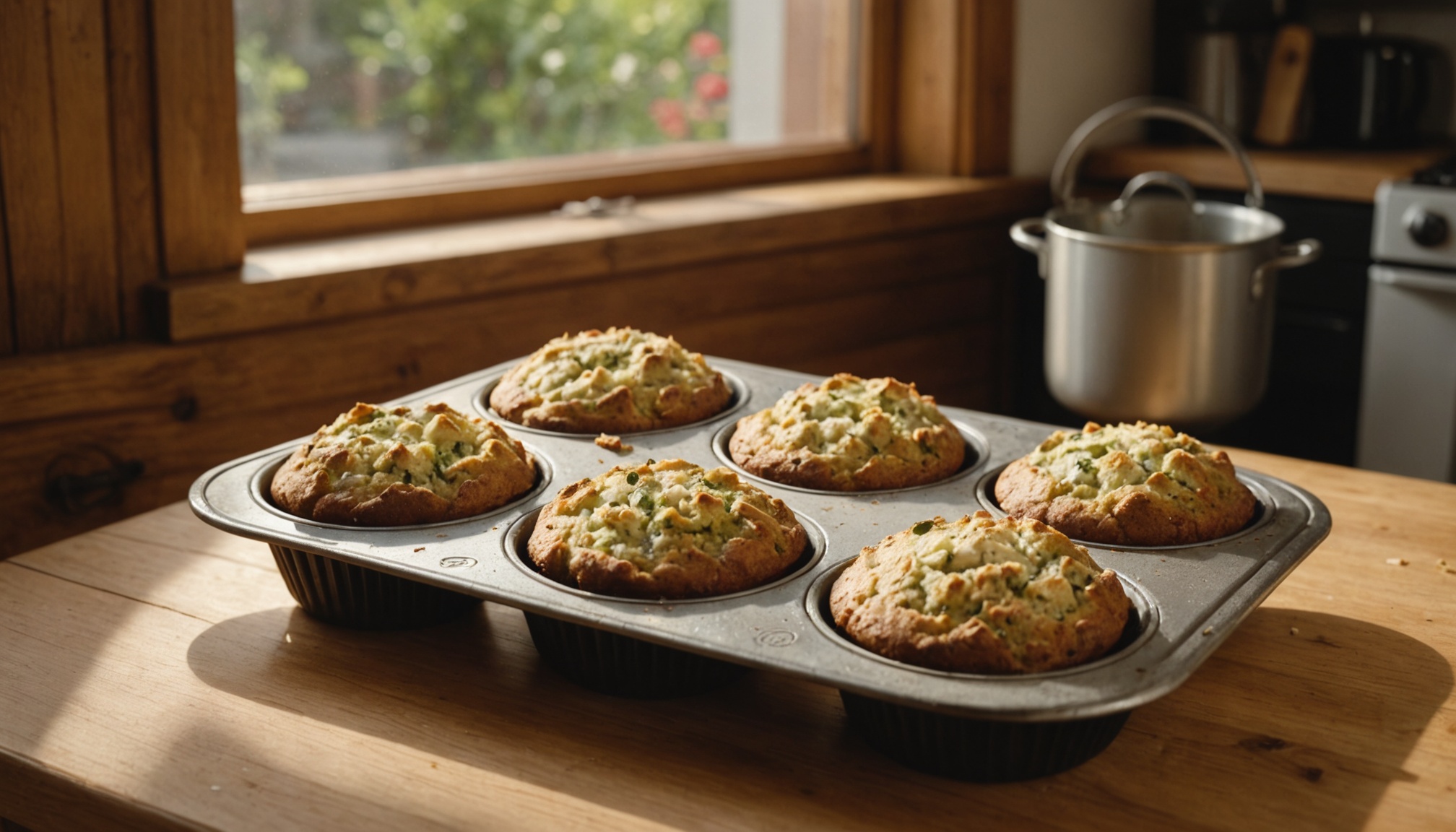 Délicieux muffins courgettes et chèvre : une recette simple et gourmande à découvrir