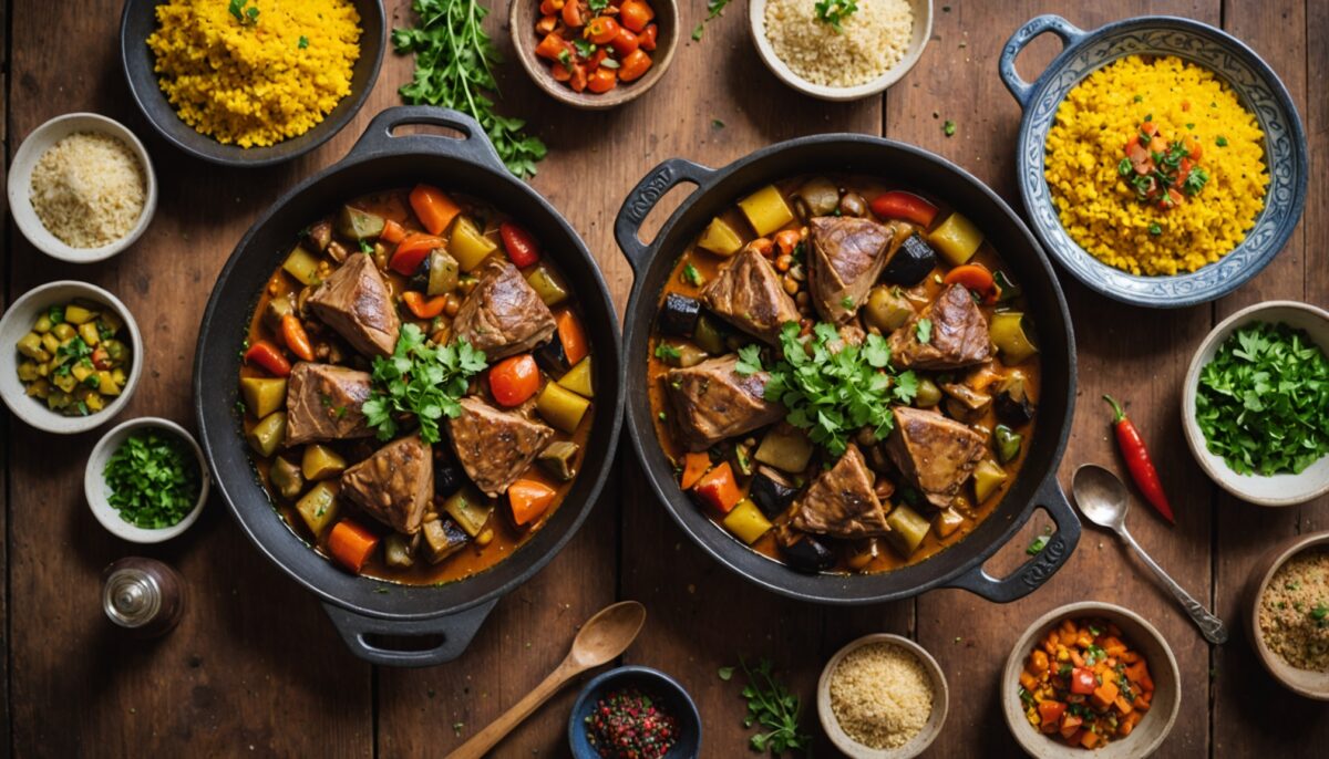 Tajine de veau aux saveurs orientales : une recette riche en parfums exotiques