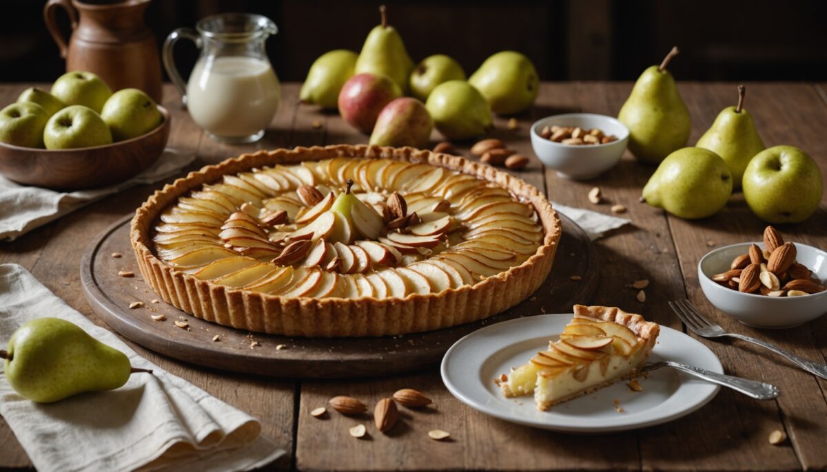 Tarte Bourdaloue aux Poires : La Recette Authentique d’un Classique Gourmand