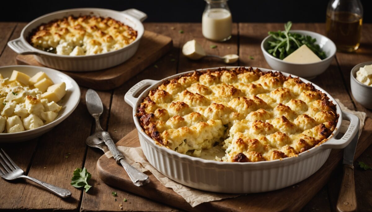 Délice Fondant : Gratin de Chou-Fleur au Brie, une Recette Gourmande à Tester