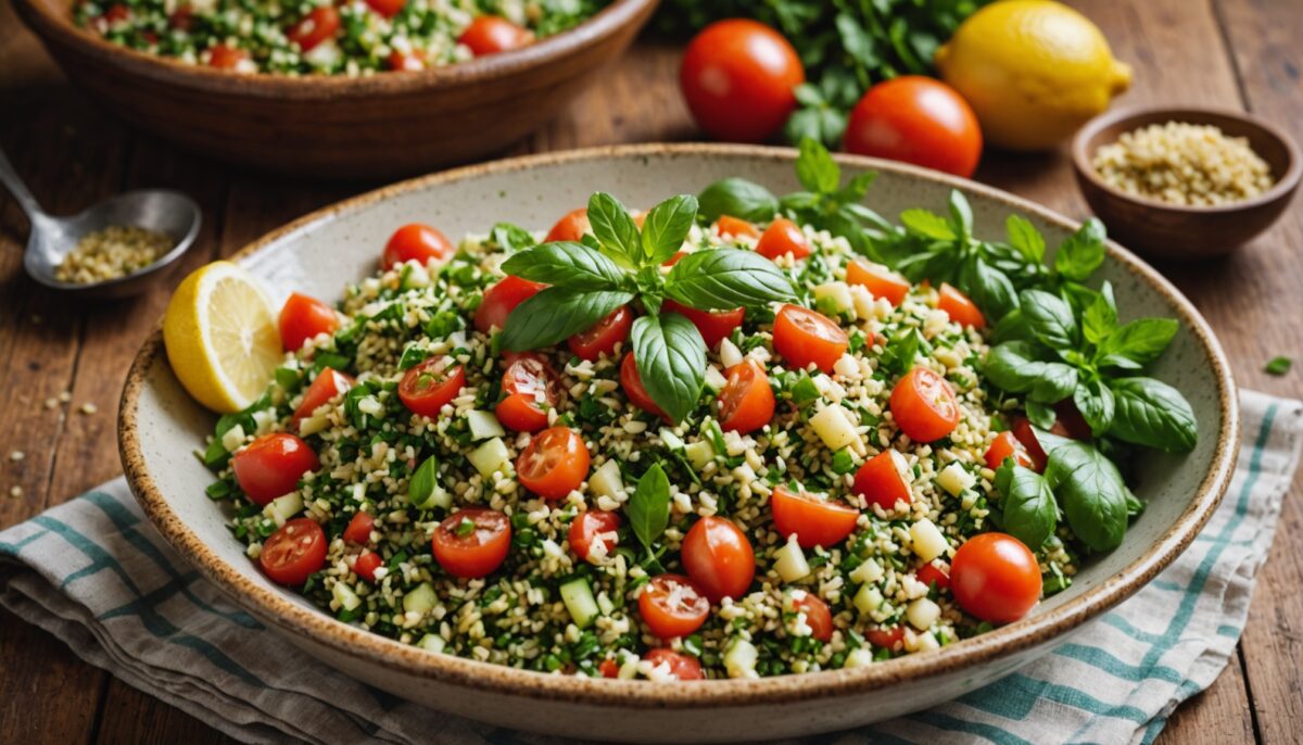 Taboulé libanais : les astuces incontournables pour un plat frais et savoureux fait maison
