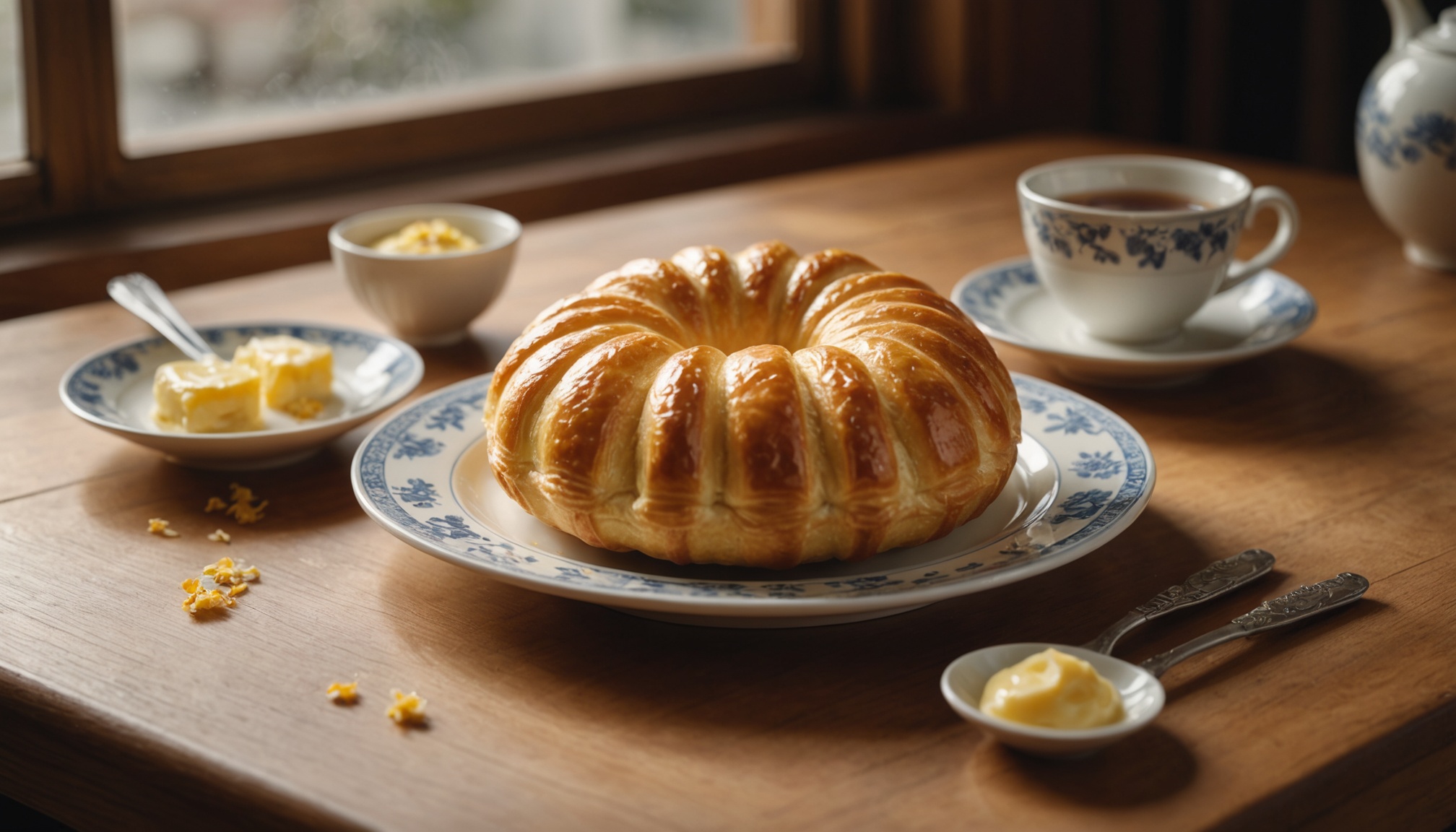 Délicieux chinois moelleux à la crème pâtissière légère et onctueuse
