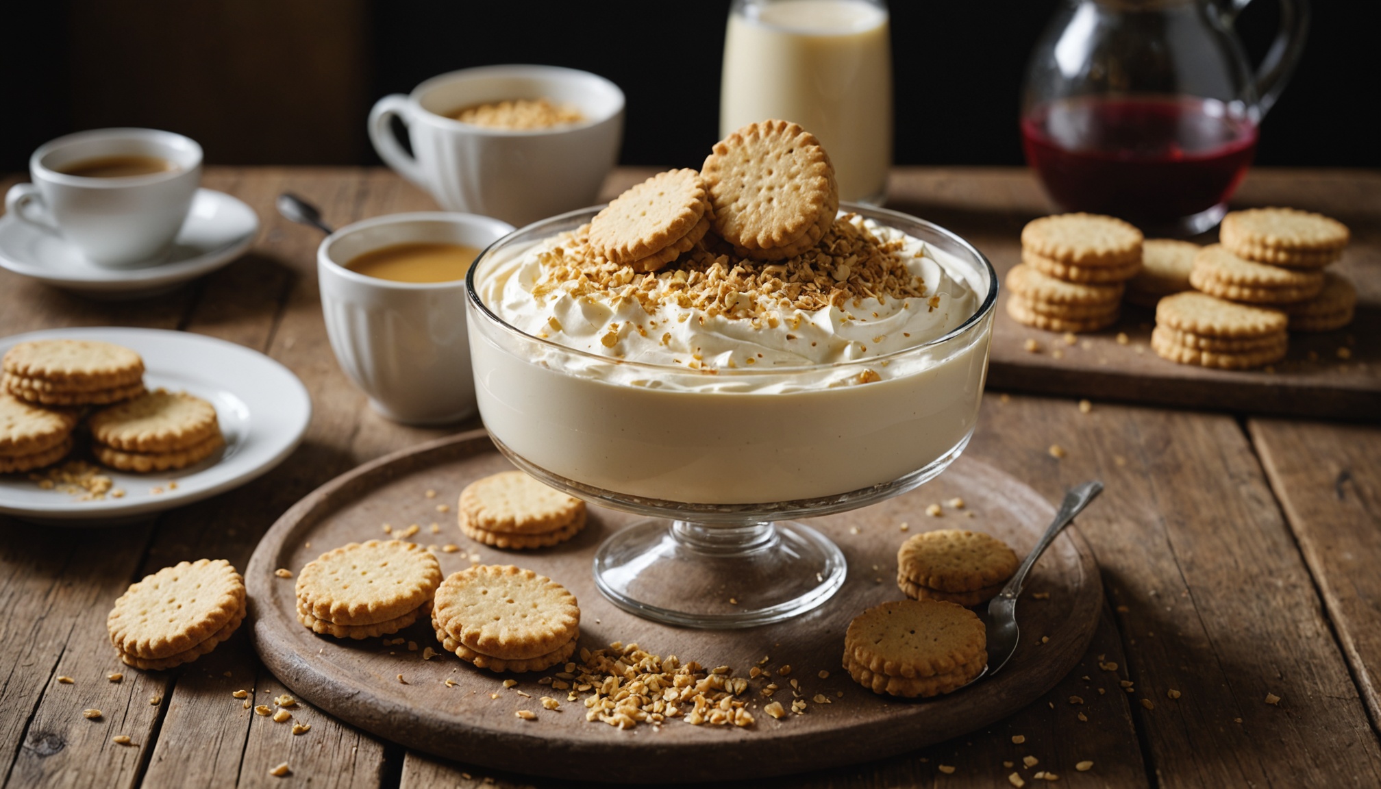 Délice onctueux : mousse au mascarpone et biscuits petits beurre