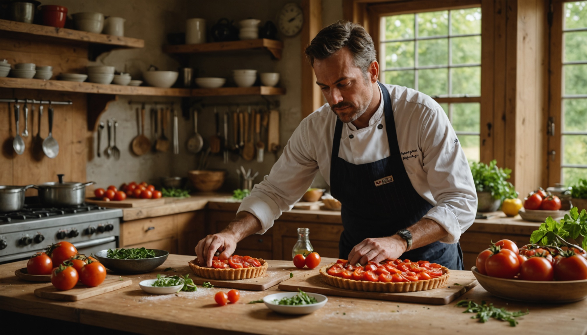 Le secret ingénieux de Laurent Mariotte pour une tarte à la tomate délicieusement réussie et facile à préparer