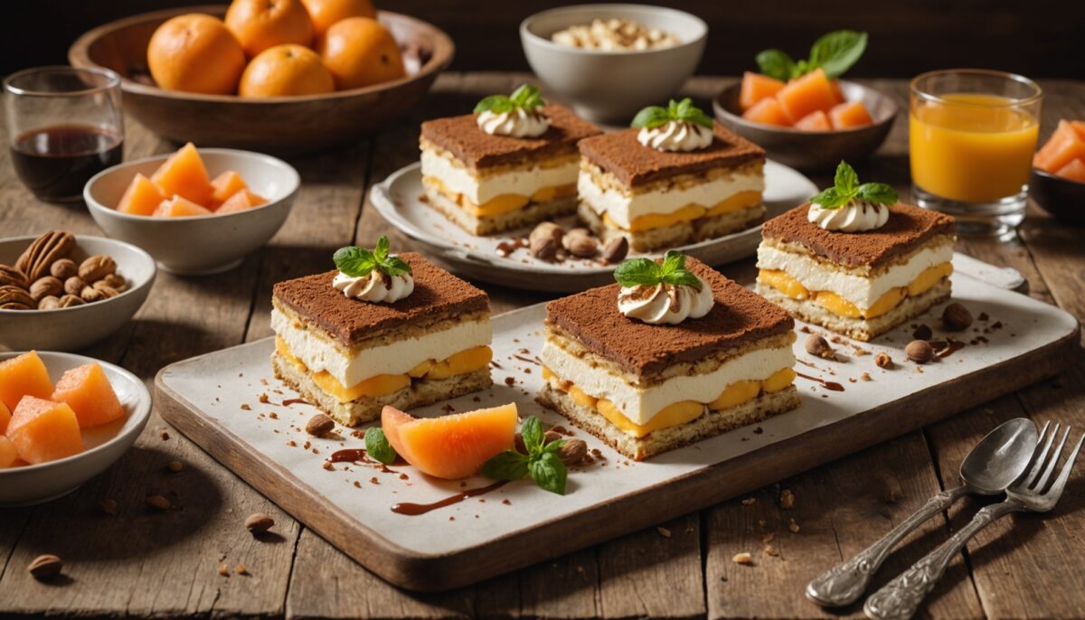 Tiramisu Estival au Melon et Petits Suisses : Une Délicieuse Fraîcheur à Déguster