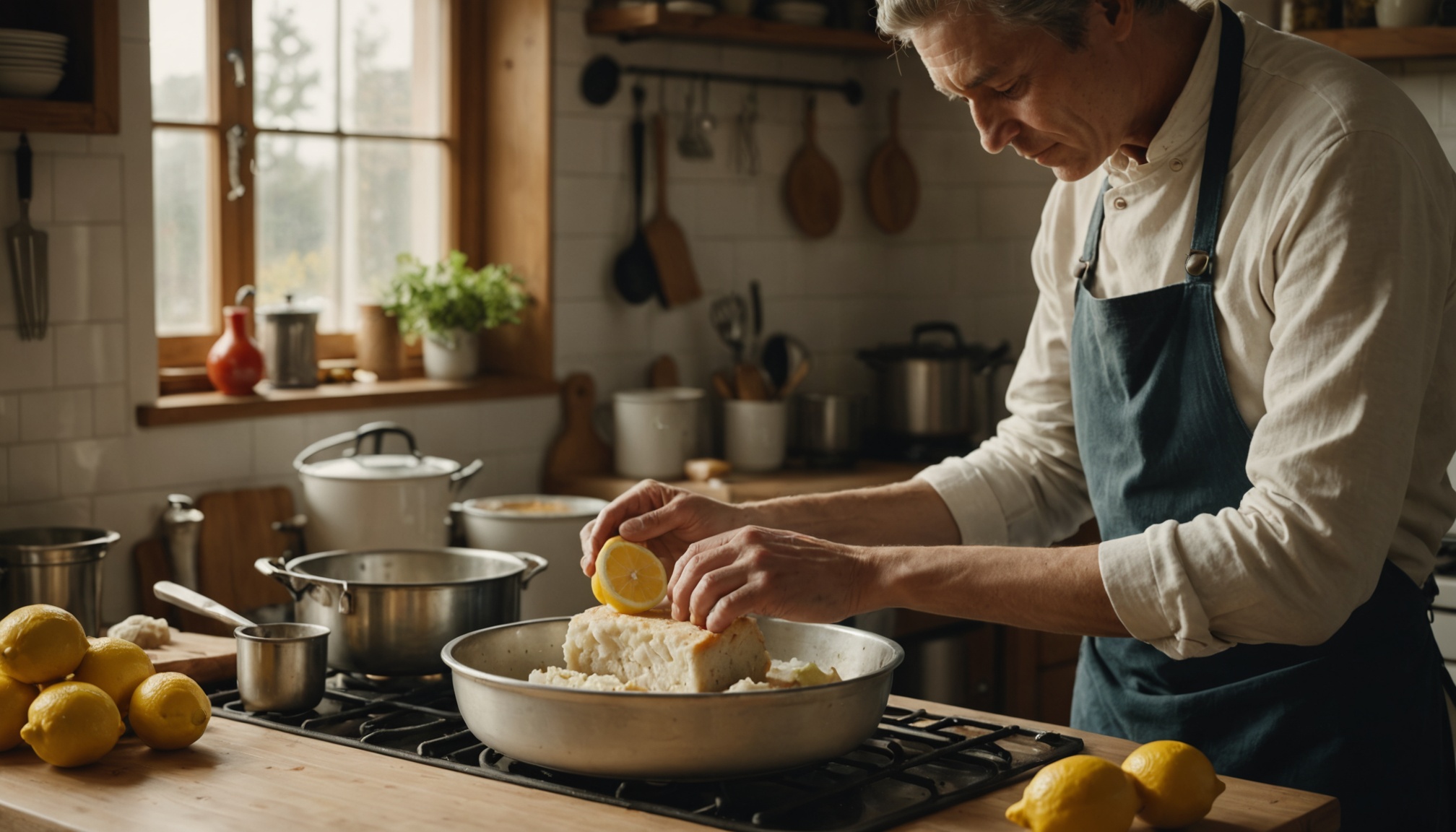 Pain de poisson blanc : préparez-le facilement accompagné d'une sauce citron légère et savoureuse