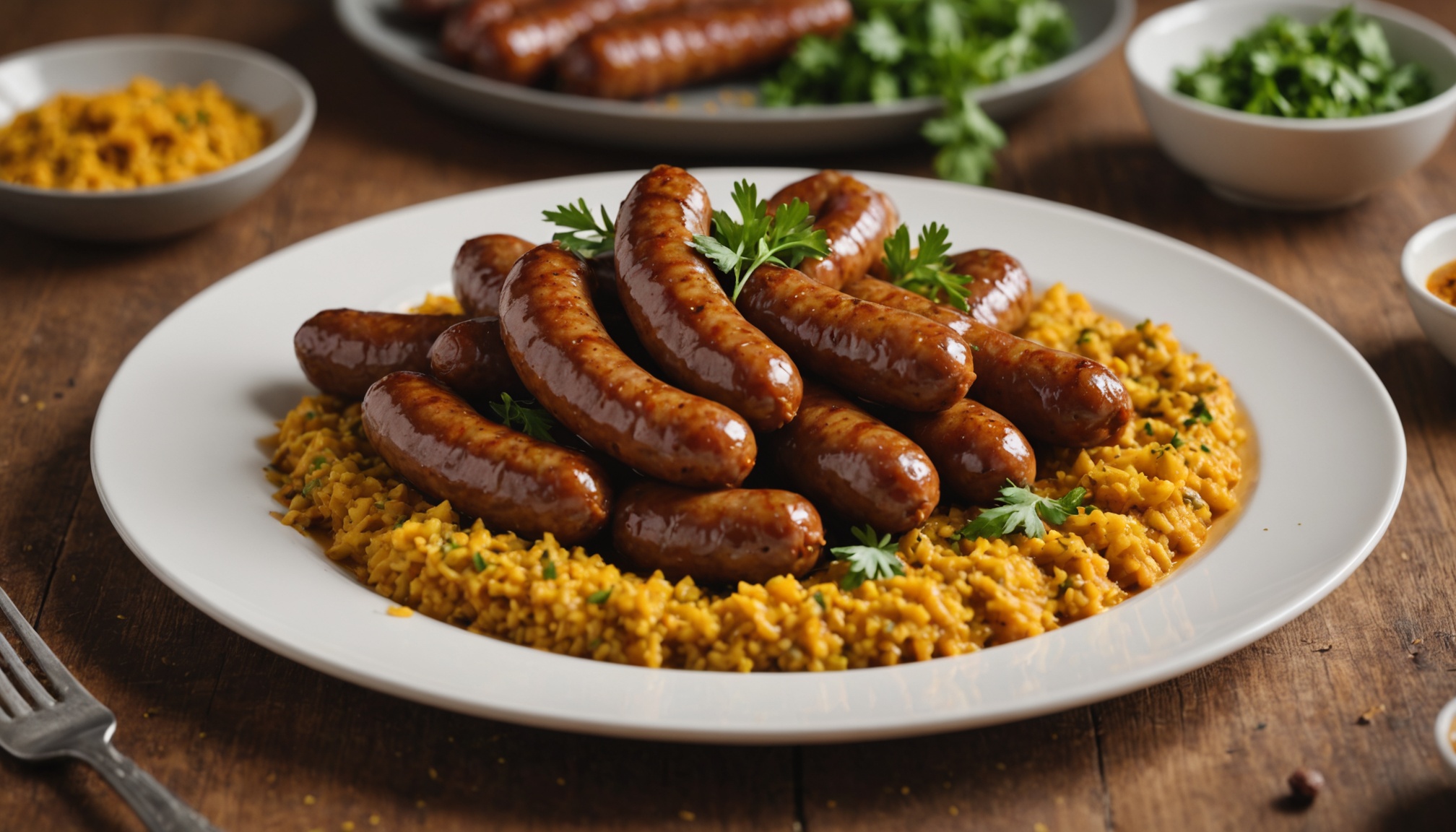 Délices Légers : Rondelles de Saucisses au Parfum de Curry