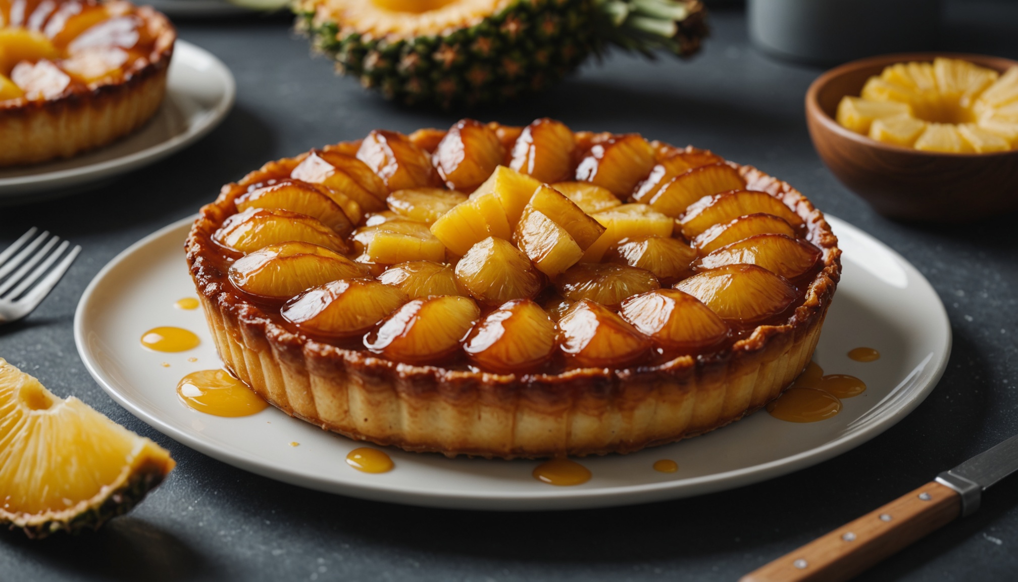 Tarte Tatin à l'Ananas : une douceur exquise et simple à préparer
