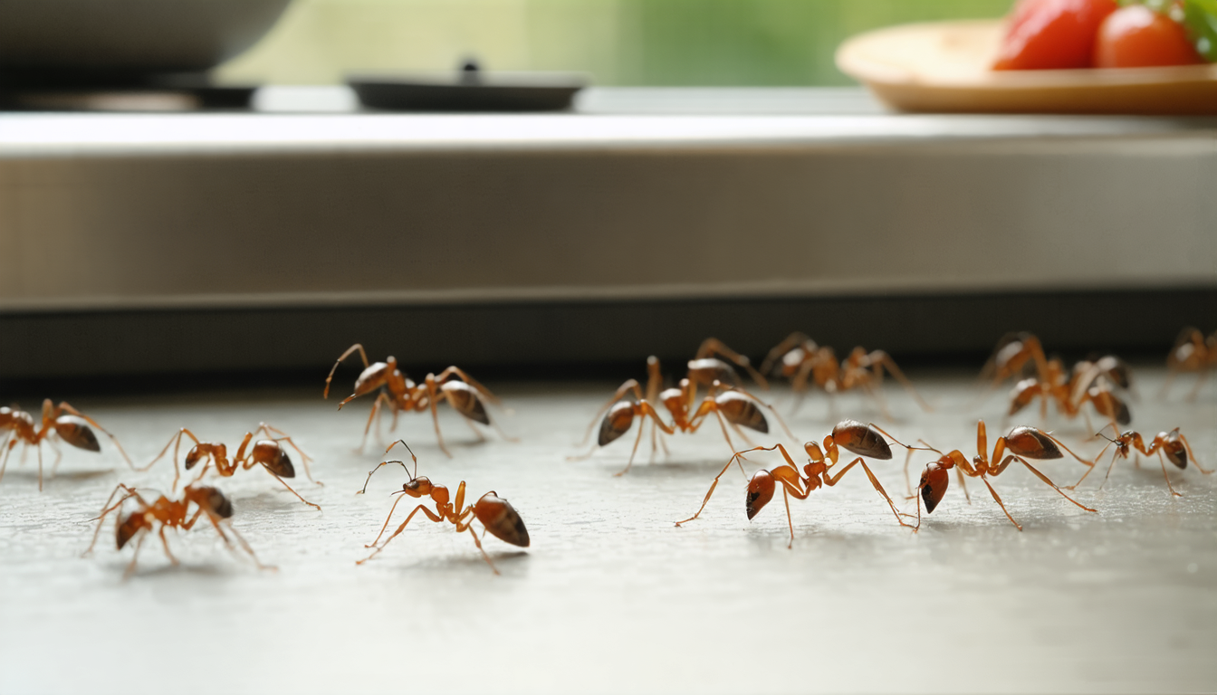 découvrez comment éliminer les fourmis naturellement grâce à une méthode simple et efficace à base de citron pour garder votre cuisine propre et protégée.