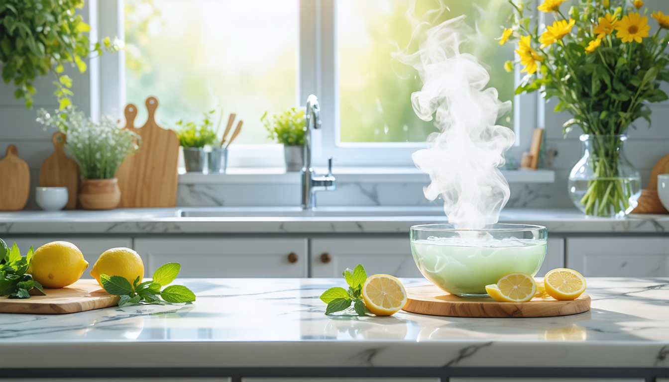 découvrez une astuce simple et efficace pour éliminer les mauvaises odeurs et parfumer votre cuisine en un clin d'œil. adieu les odeurs désagréables, bienvenue à la fraîcheur !