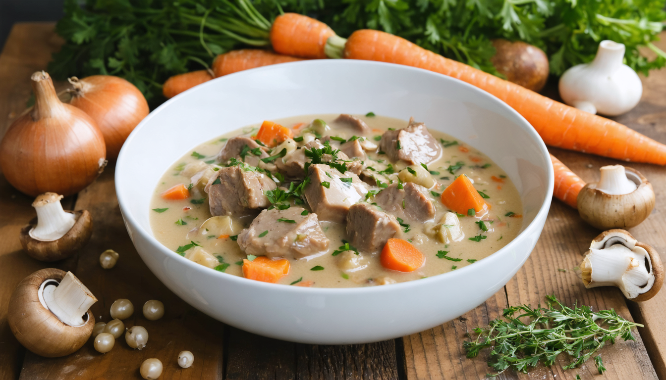 découvrez notre recette de blanquette de veau revisitée, savoureuse et facile à préparer, totalement sans alcool pour un plat gourmand et accessible à tous.