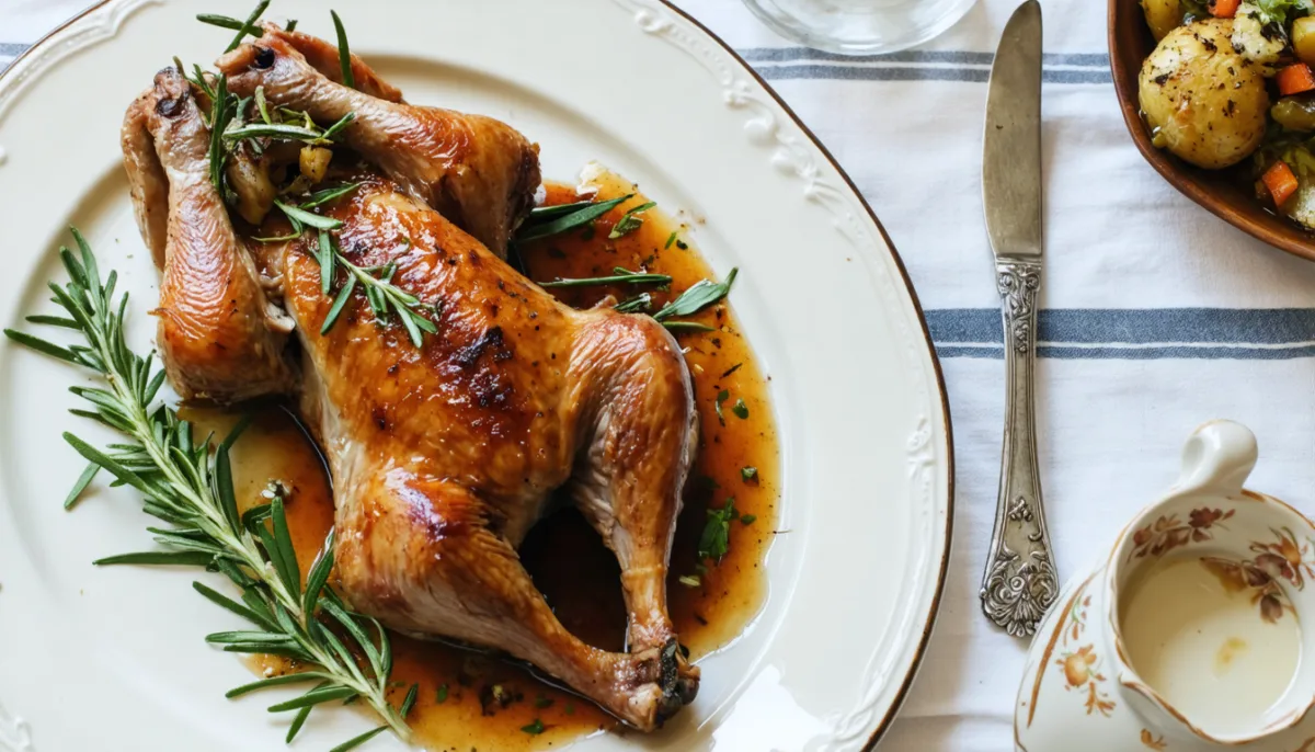 découvrez une recette raffinée de canette au miel et romarin, parfaite pour un festin gourmand et savoureux qui émerveillera vos invités.