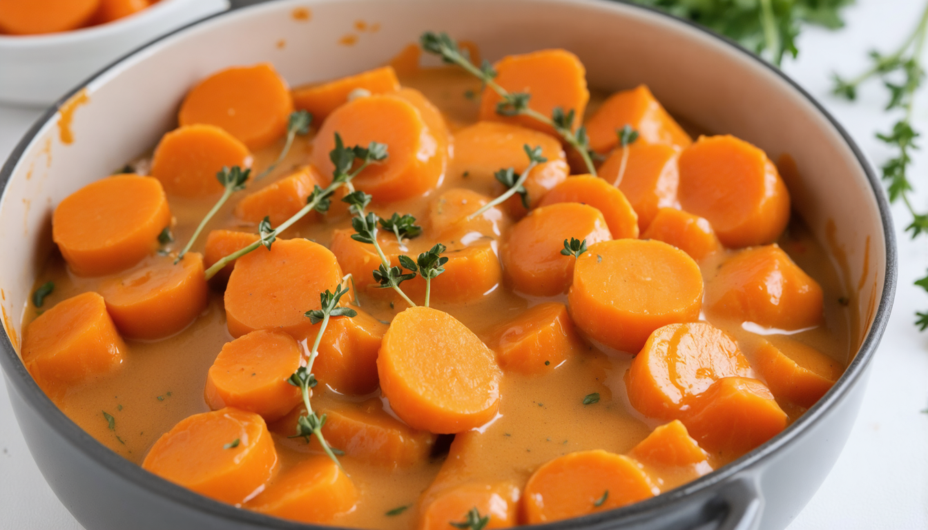 découvrez notre recette simple et gourmande de carottes fondantes à la crème, idéale pour un accompagnement savoureux et facile à préparer.