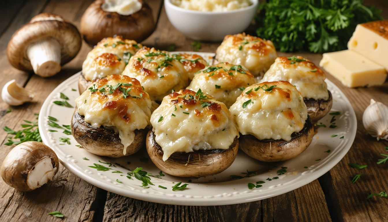 découvrez une recette simple et savoureuse de champignons farcis au fromage frais, parfaite pour un apéritif ou un plat léger à préparer facilement chez vous.