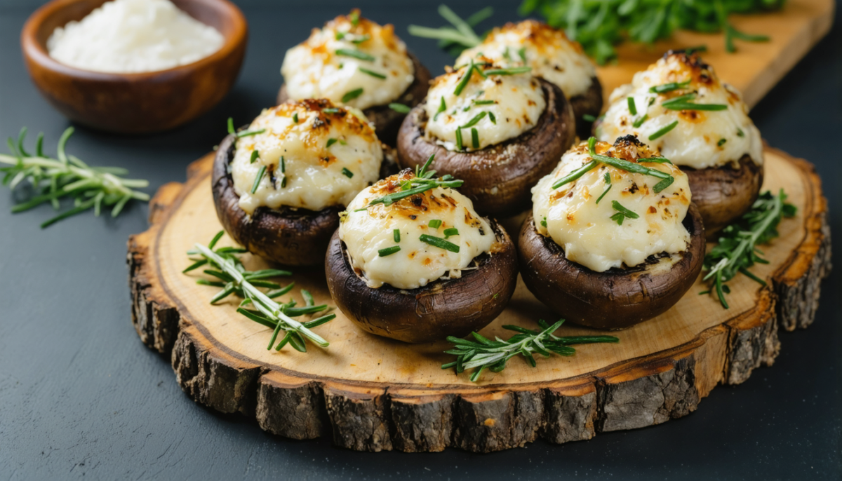 découvrez notre recette facile et gourmande de champignons farcis au fromage frais, idéale pour un apéritif ou un repas léger fait maison.