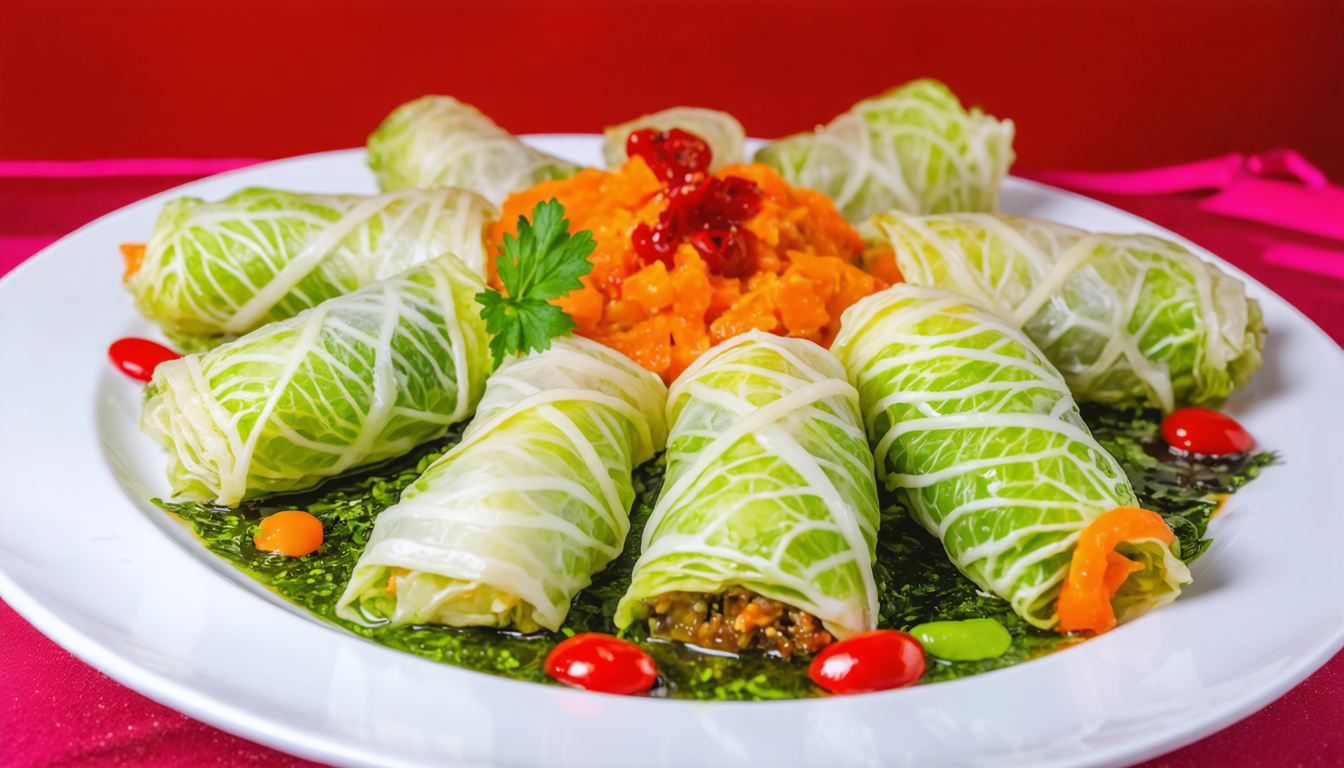 découvrez notre recette gourmande de chou farci végétarien, 100% végétale, saine et savoureuse, idéale pour un repas équilibré et délicieux.
