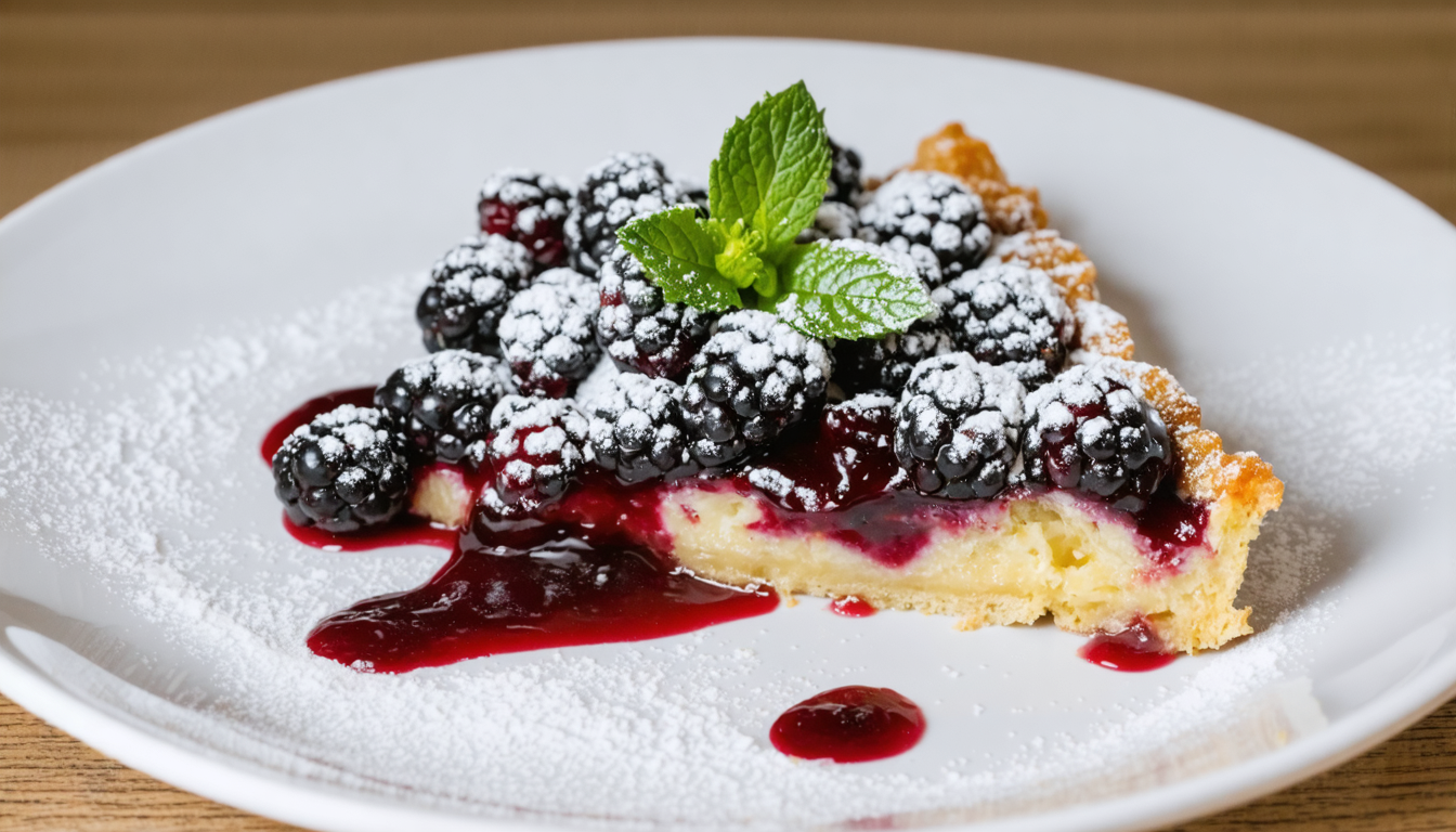 découvrez la recette simple et gourmande du clafoutis aux mûres, un dessert facile à réaliser qui ravira vos papilles avec ses saveurs fruitées et délicates.