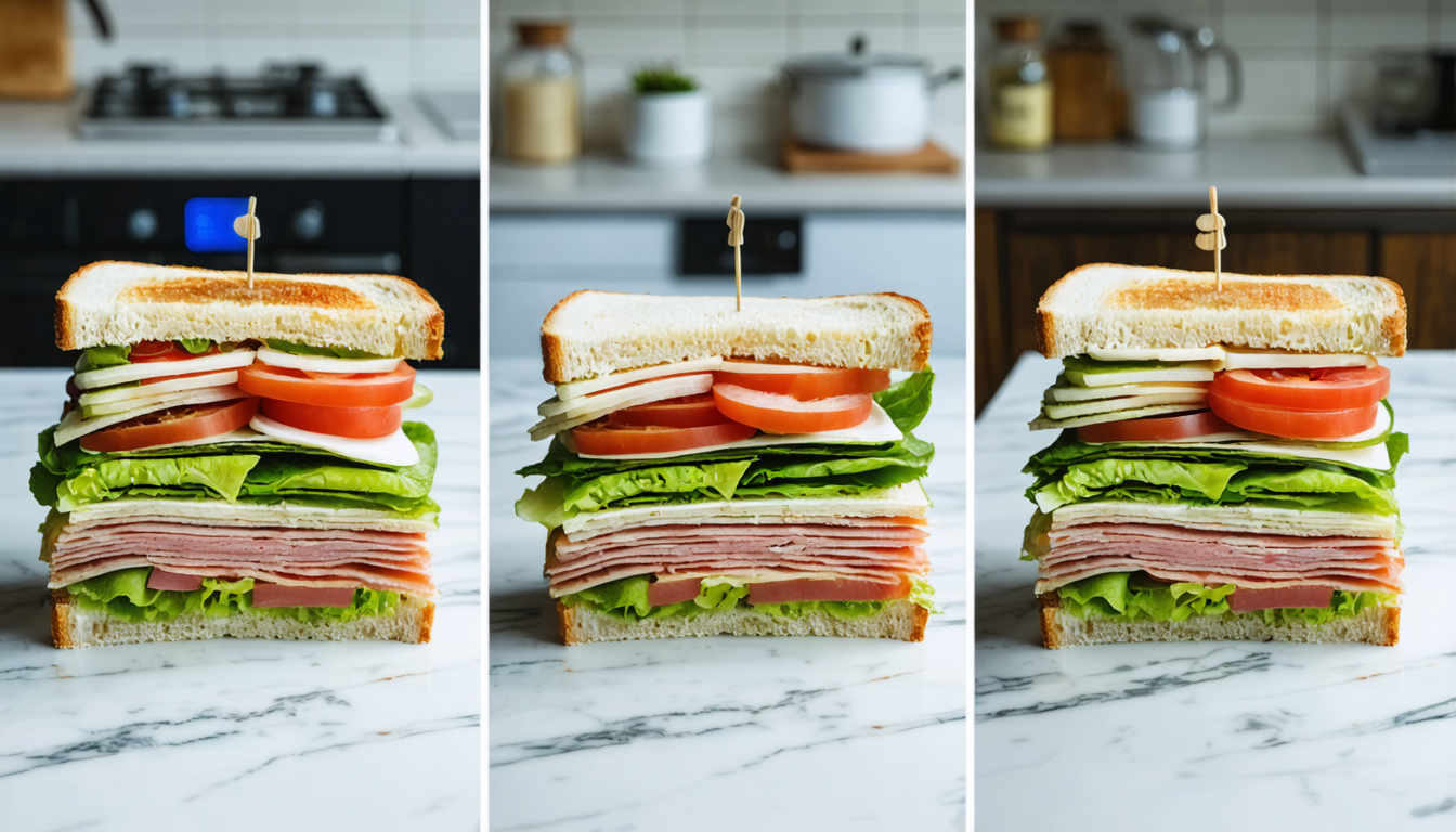 découvrez comment préparer un club sandwich maison savoureux et facile avec notre recette étape par étape, idéale pour un repas rapide et délicieux.