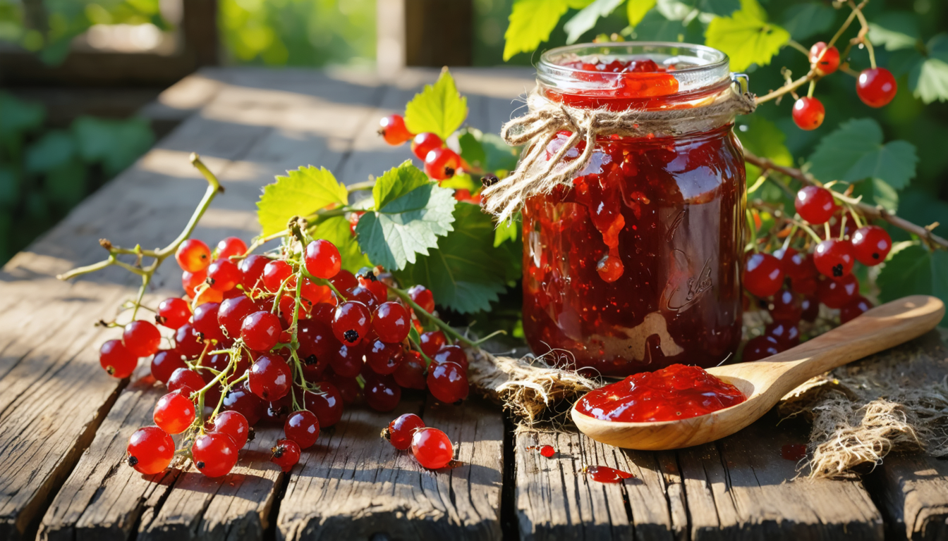 découvrez notre recette facile et savoureuse de confiture de groseilles maison pour un délicieux goût fruité fait maison.