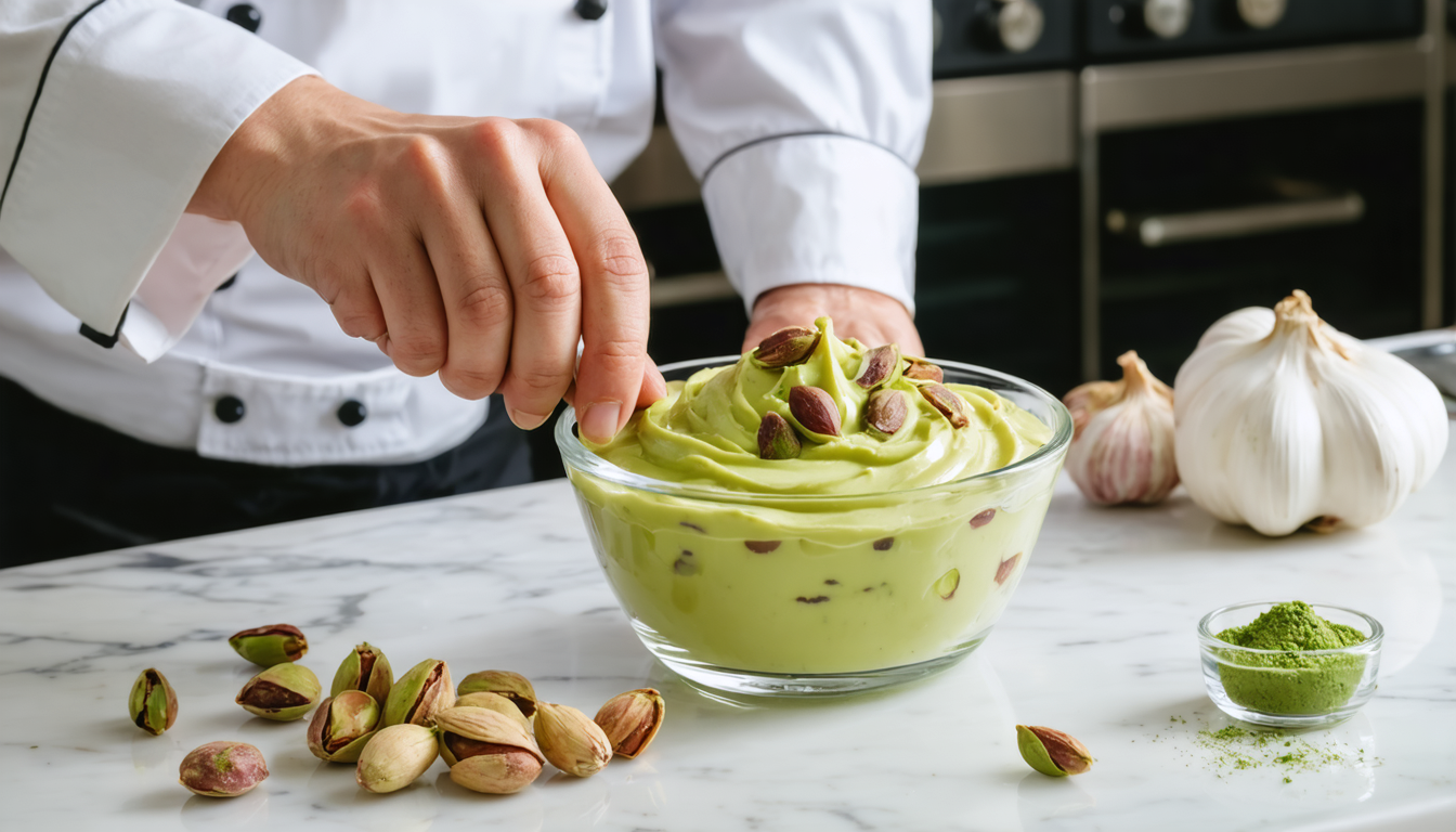 découvrez notre recette rapide et facile de crème de pistache légère, une gourmandise délicieuse à préparer en seulement 10 minutes pour régaler vos papilles.