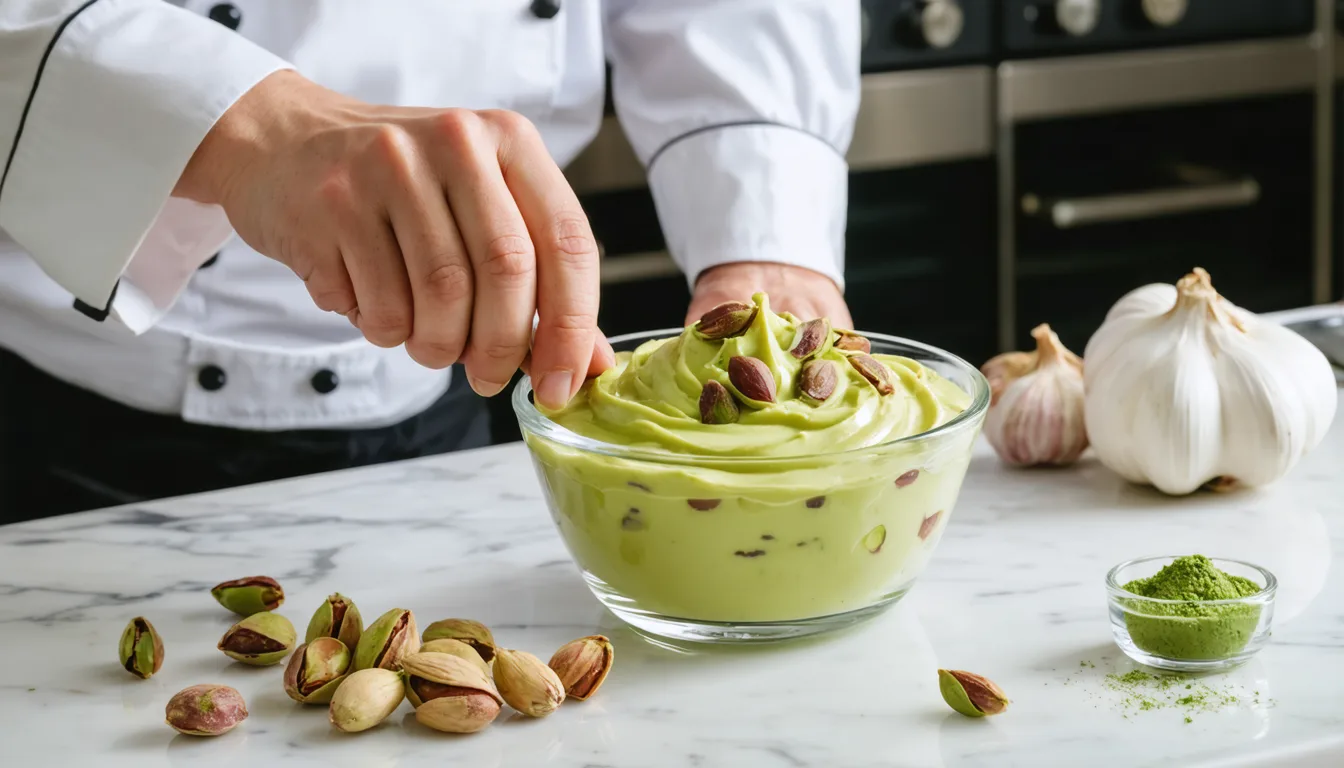 découvrez notre recette rapide et facile de crème de pistache légère, une gourmandise délicieuse à préparer en seulement 10 minutes pour régaler vos papilles.