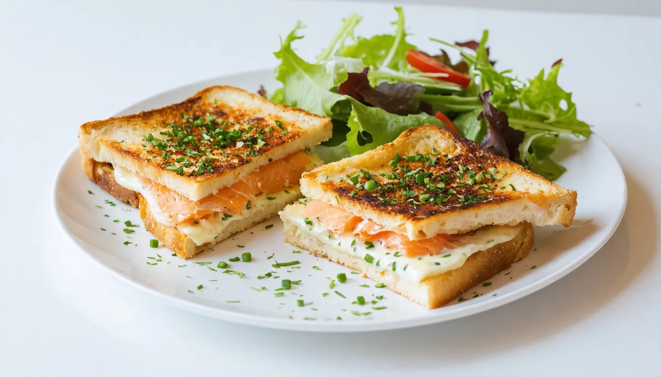 découvrez la recette du croque au saumon et béchamel légère, une option saine et gourmande pour un repas équilibré et savoureux, idéale pour toute la famille.