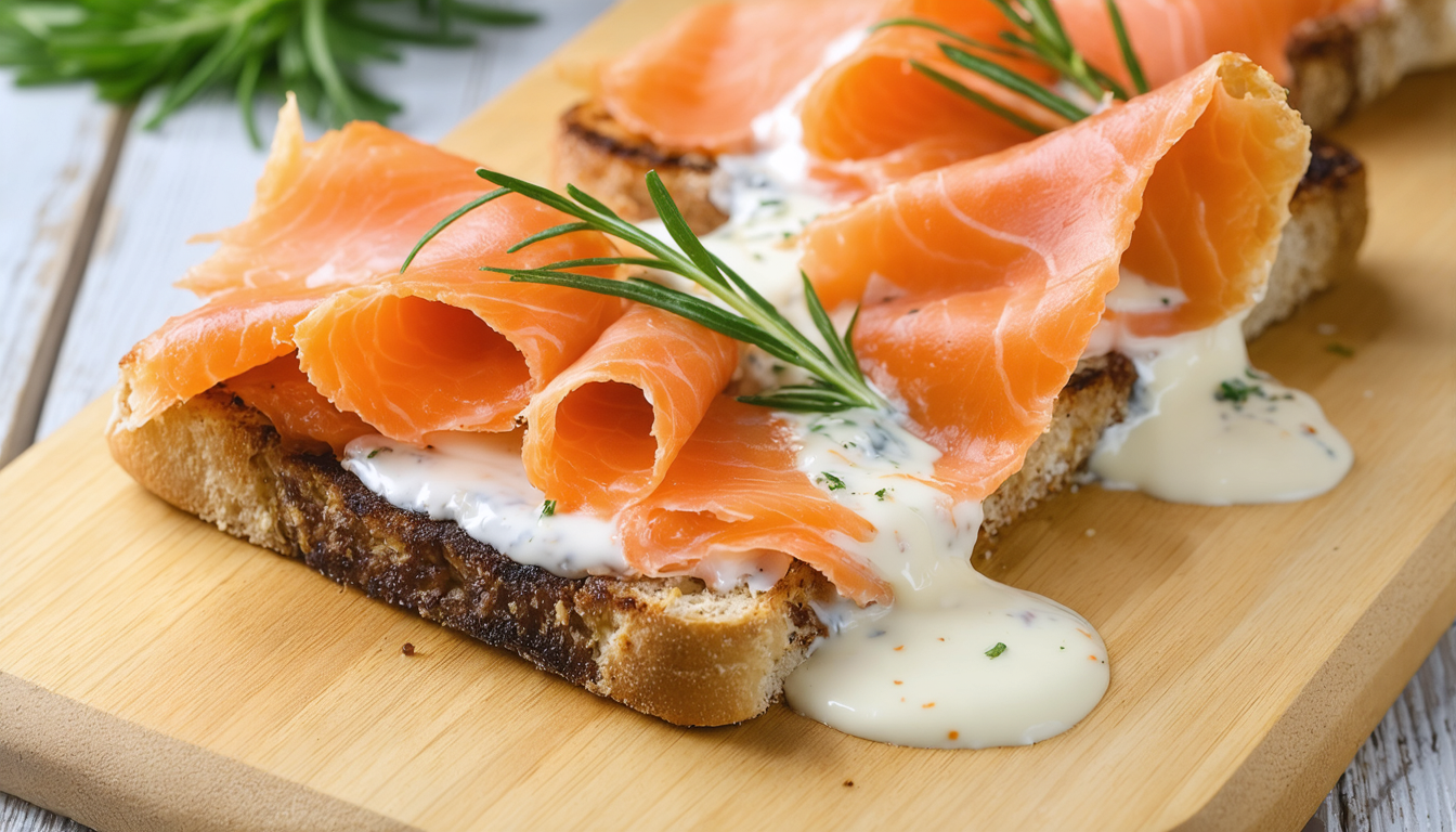 découvrez la recette facile et saine du croque au saumon avec béchamel légère, un plat gourmand parfait pour un repas équilibré et savoureux.