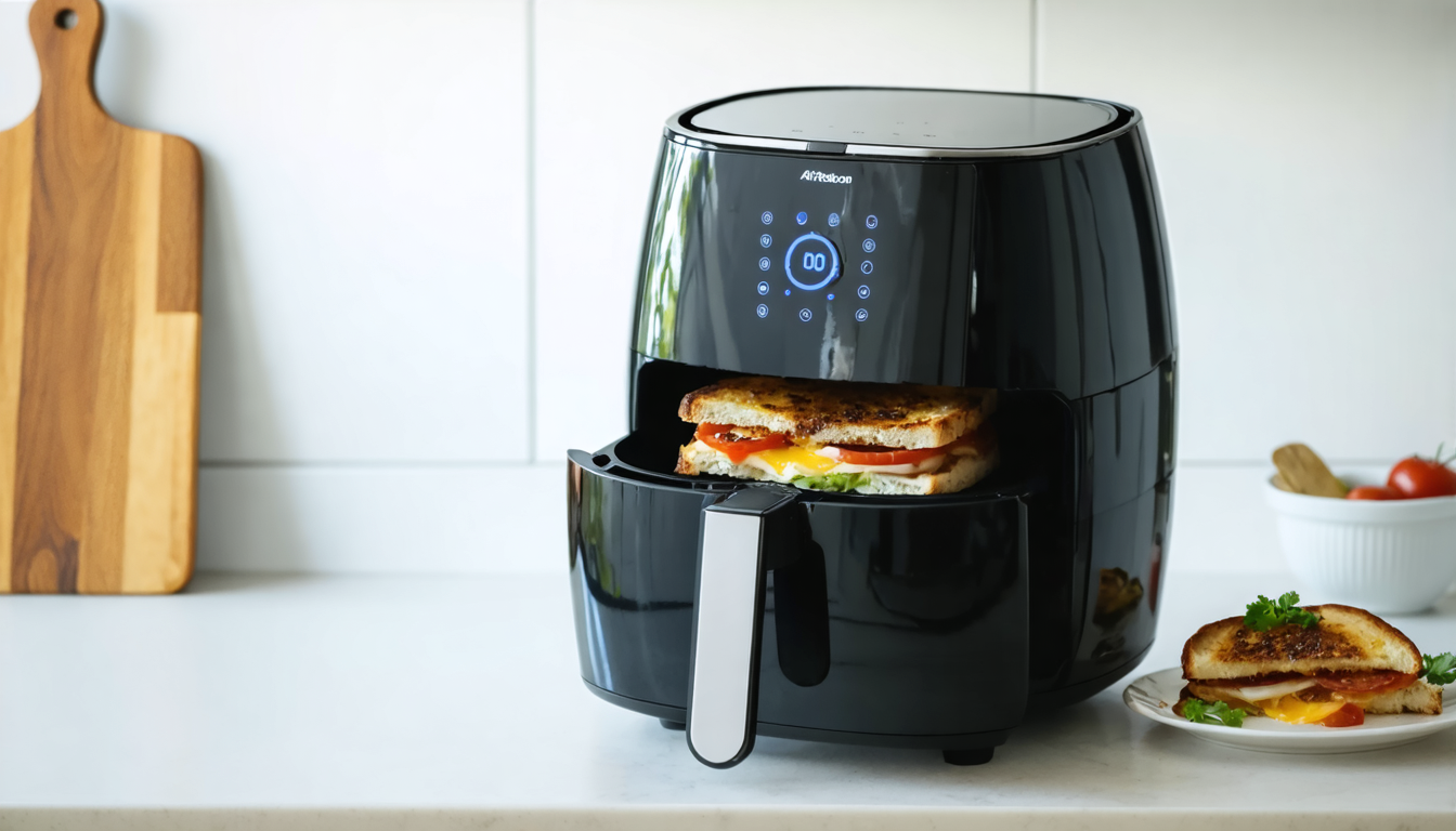 découvrez notre recette rapide et savoureuse de croque-monsieur à l'airfryer, parfaite pour un repas express et gourmand en un clin d'œil.