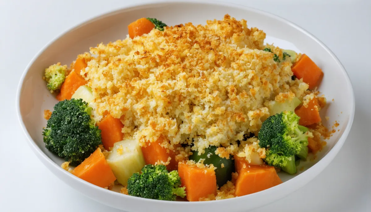 découvrez notre recette gourmande de crumble aérien au potimarron et viande des grisons, une alliance savoureuse parfaite pour régaler vos papilles.