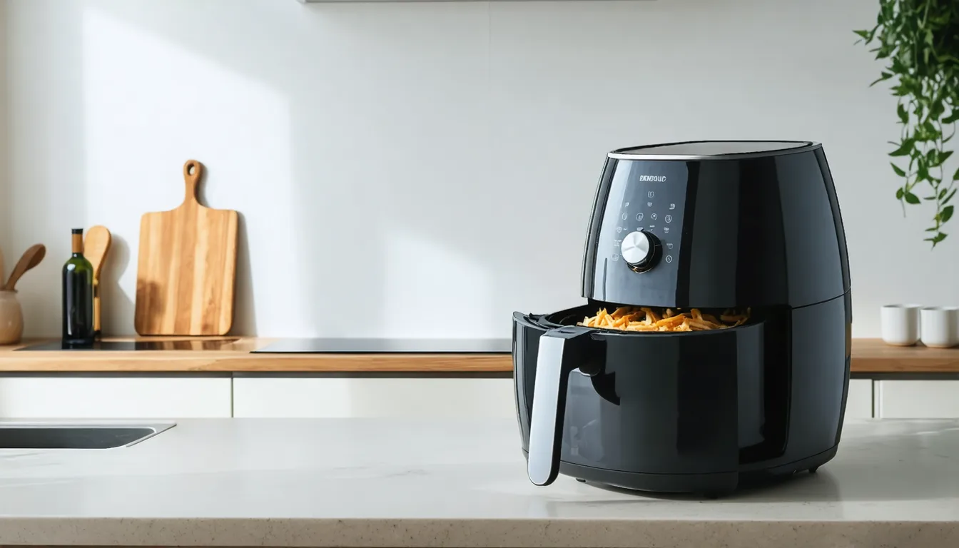 découvrez la friteuse à air cosori turboblaze équipée de 5 vitesses de ventilation ajustables pour une cuisson saine et parfaite à chaque utilisation.