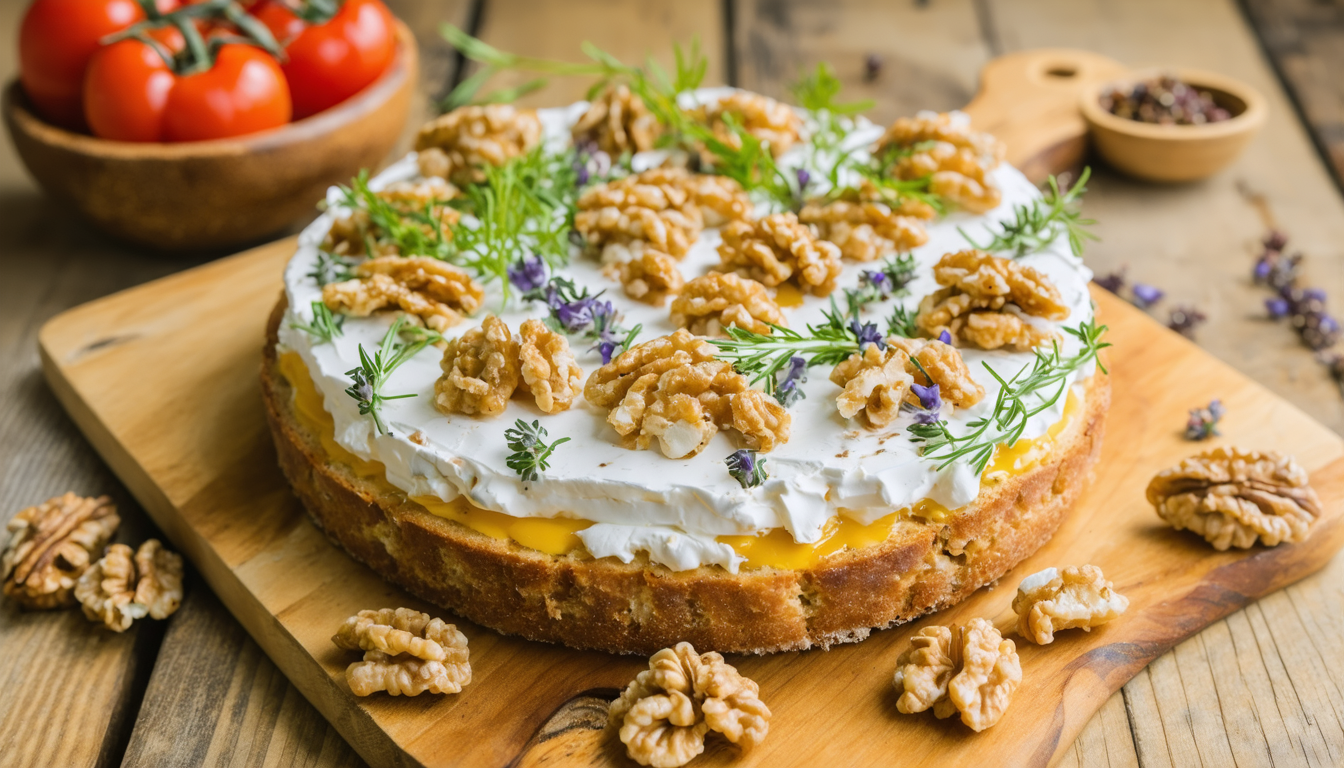 découvrez notre recette gourmande et originale de sandwich cake au chèvre, parfaite pour vos apéritifs et repas conviviaux. facile à préparer et délicieuse !