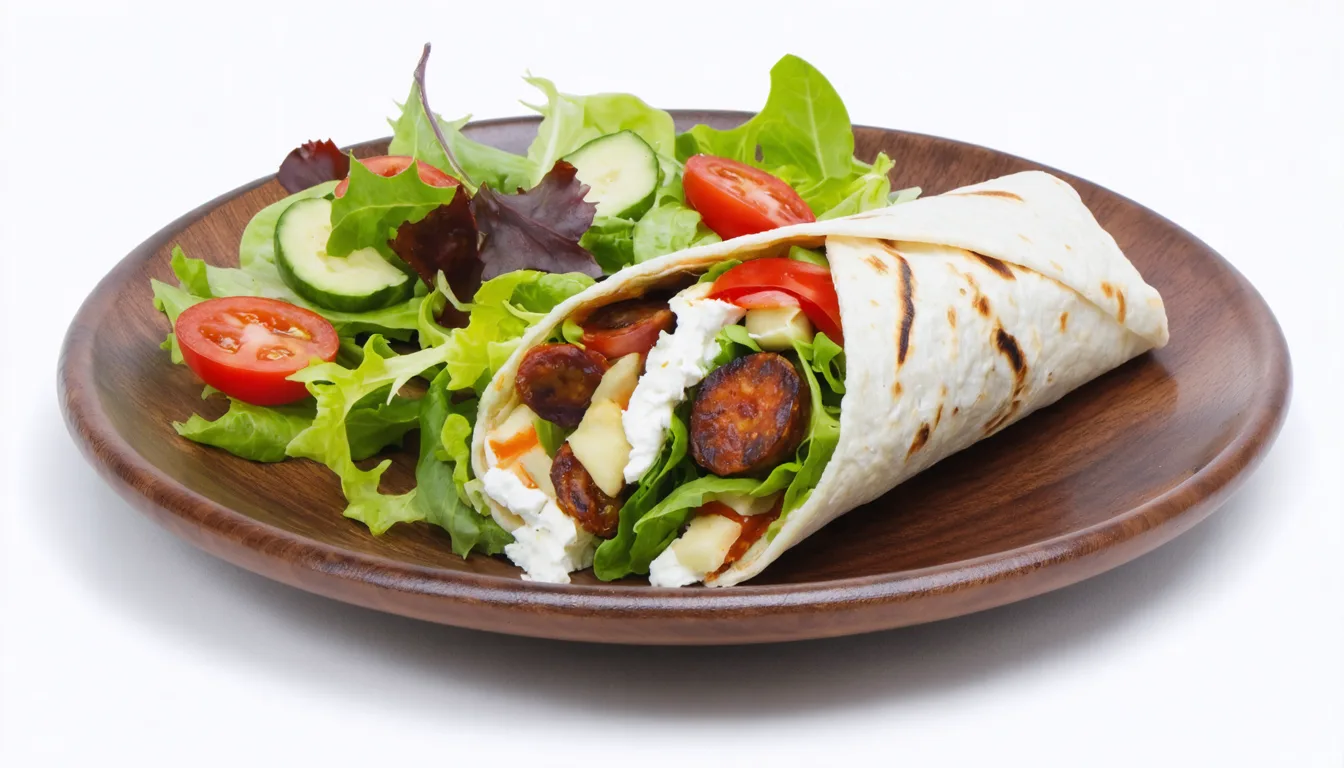 découvrez notre wrap gourmand au brie et chorizo, une recette savoureuse et facile à réaliser pour un repas délicieux et plein de caractère. à déguster sans attendre !