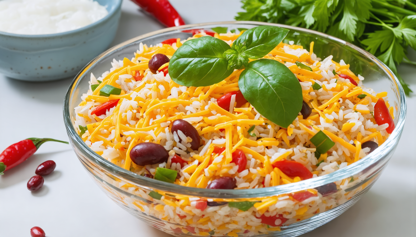 découvrez notre recette fraîche et savoureuse de salade de riz aux haricots rouges et perles de fromage fondant, parfaite pour un délice estival léger et gourmand.