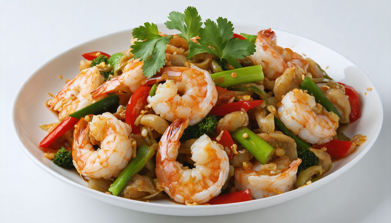découvrez notre recette simple et savoureuse de poêlée de crevettes à l'asiatique, un délice exotique parfait pour un repas rapide et gourmand.