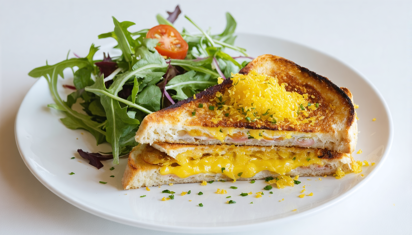 découvrez notre recette simple et savoureuse de croque-monsieur au saumon, poireau et chèvre pour un délice croquant à partager en toute convivialité.