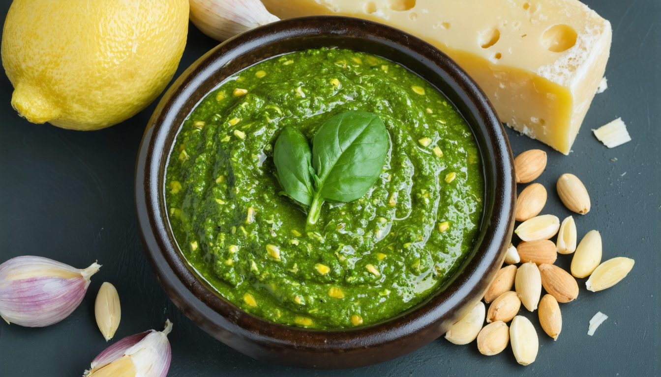 découvrez une recette gourmande alliant la douceur croquante des chips de poires, la fraîcheur piquante du pesto de roquette et la richesse des éclats de fromage bleu pour un délice unique et savoureux.