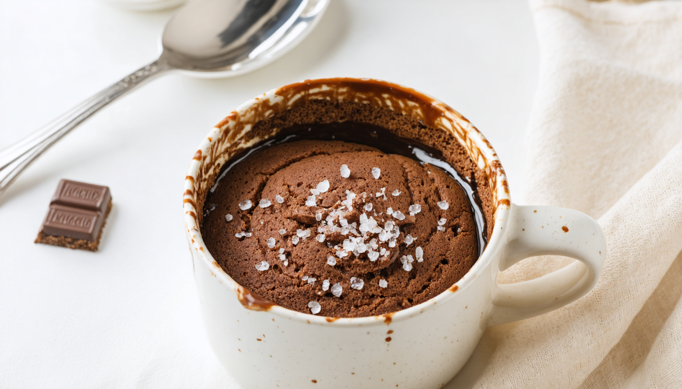 découvrez notre recette rapide et facile de mug cake fondant au chocolat, un délice express prêt en quelques minutes pour satisfaire toutes vos envies sucrées.