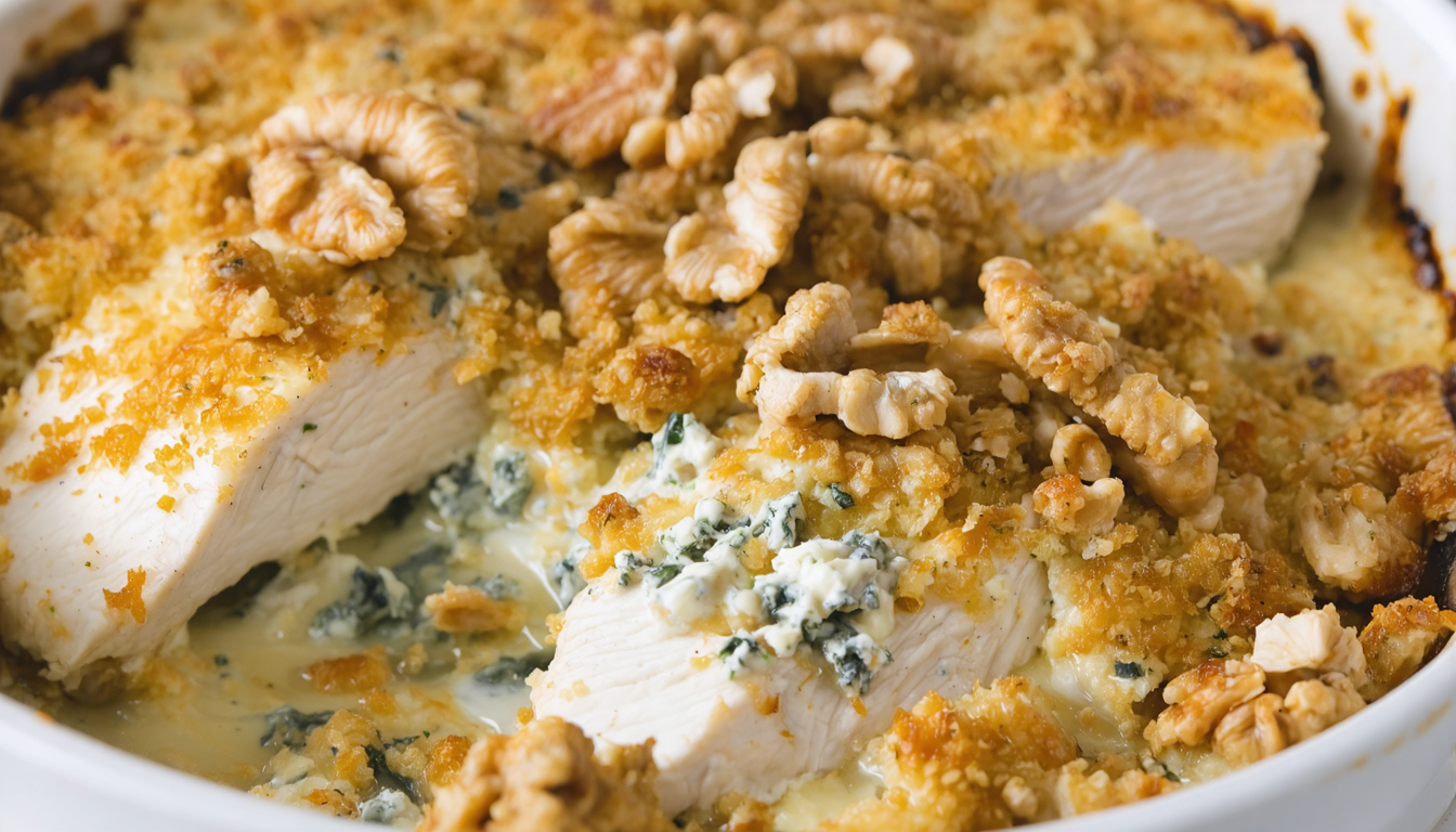 découvrez notre recette simple et gourmande de gratin au poulet et fromage bleu, un délice fondant parfait pour un repas convivial et savoureux.