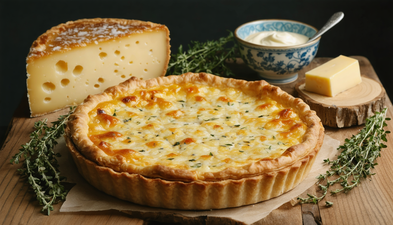 découvrez notre recette authentique de la tarte au reblochon, un délice fondant qui ravira vos papilles avec ses saveurs savoyardes traditionnelles.