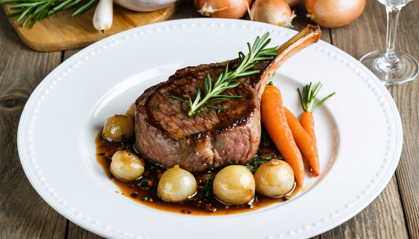 découvrez une recette simple et savoureuse de côte de veau braisée, fondante et délicieuse, idéale pour un repas gourmand et raffiné.