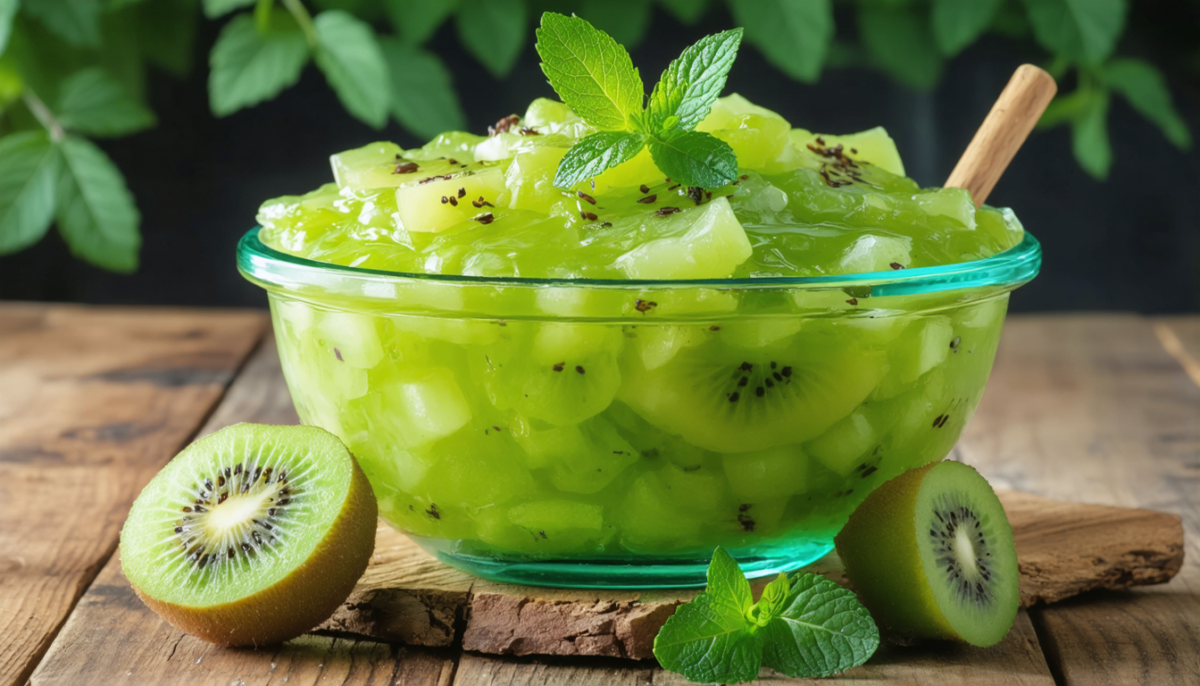 découvrez notre recette gourmande et vitaminée de compote légère aux kiwis et à la menthe, un délice frais parfait pour éveiller vos papilles et booster votre énergie.
