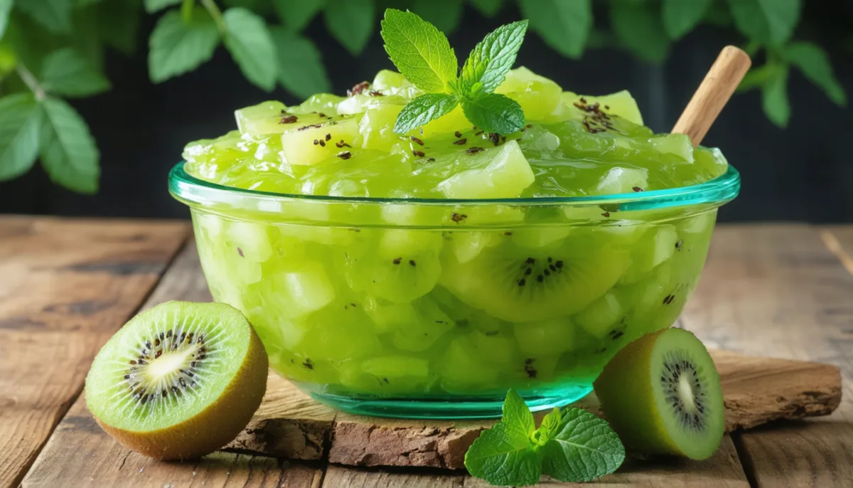 découvrez notre recette gourmande et vitaminée de compote légère aux kiwis et à la menthe, un délice frais parfait pour éveiller vos papilles et booster votre énergie.