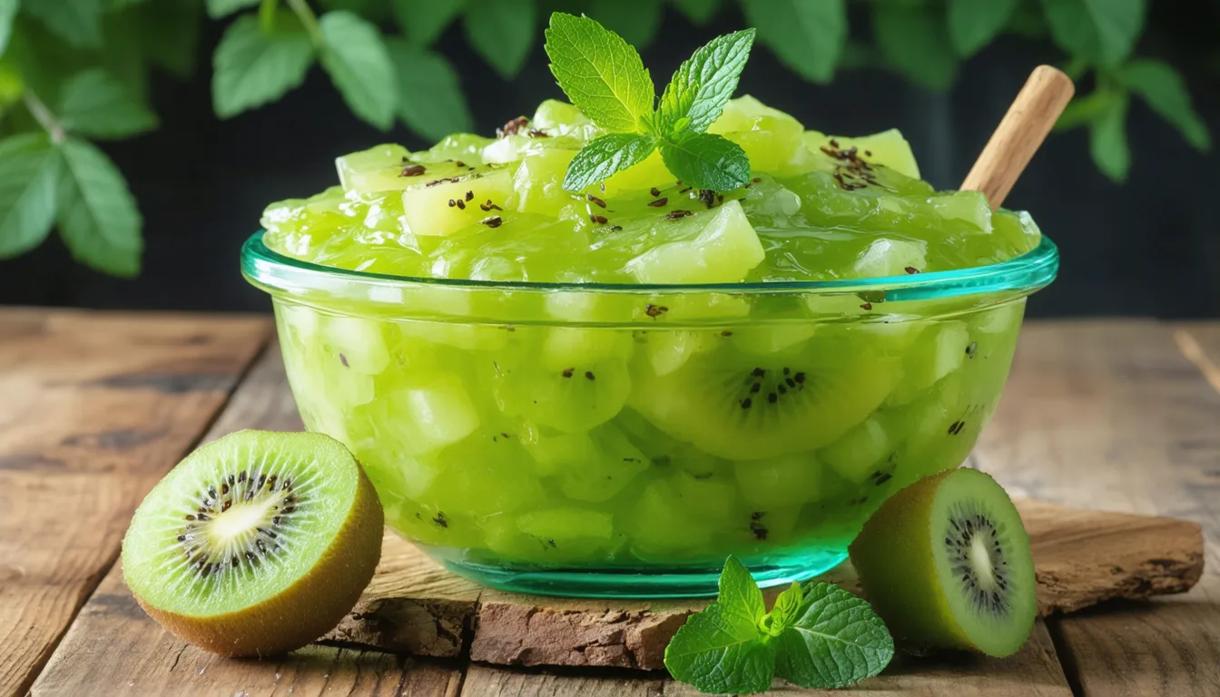 découvrez notre recette gourmande et vitaminée de compote légère aux kiwis et à la menthe, un délice frais parfait pour éveiller vos papilles et booster votre énergie.